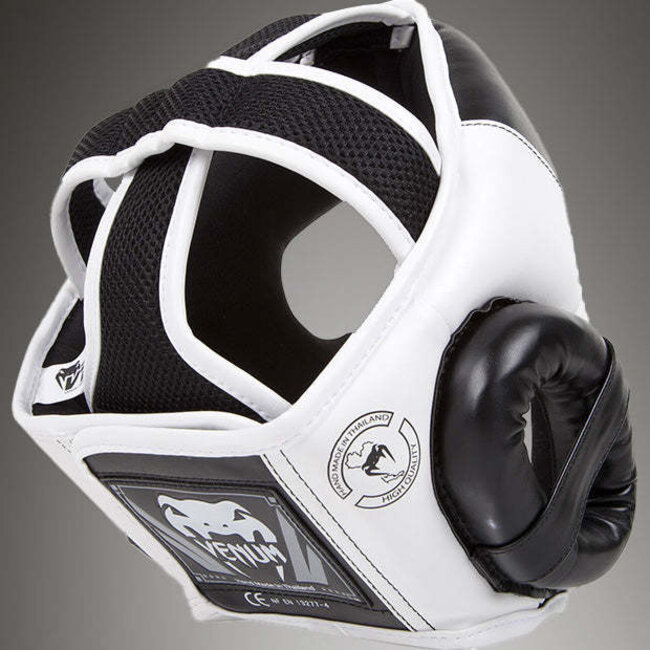 Venum HOOFDBESCHERMING - CHALLENGER 2.0 HEADGEAR - BLACK/WHITE