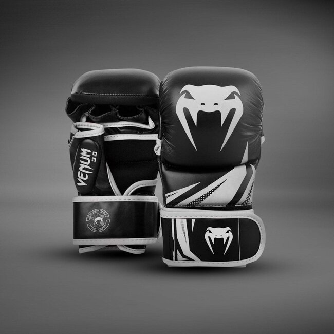 Venum Challenger 3.0 MMA-sparringhandschoenen – Zwart/Wit