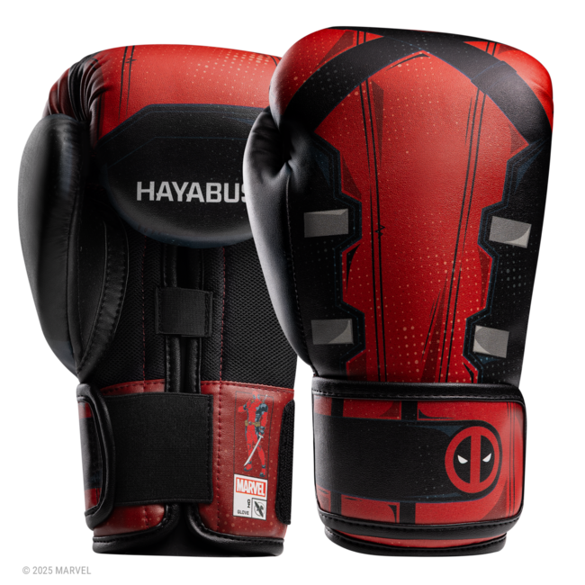 Hayabusa Marvel Classic Deadpool bokshandschoenen – Rood/Zwart – volwassenen