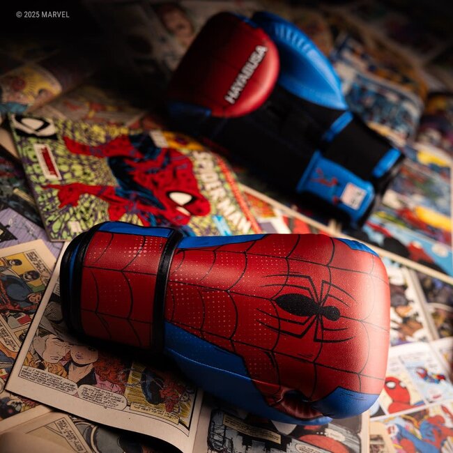 Hayabusa Marvel Classic Spider-Man bokshandschoenen – Rood/Blauw – jeugd