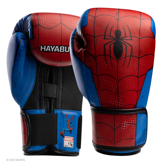 Hayabusa Marvel Classic Spider-Man bokshandschoenen – Rood/Blauw – jeugd