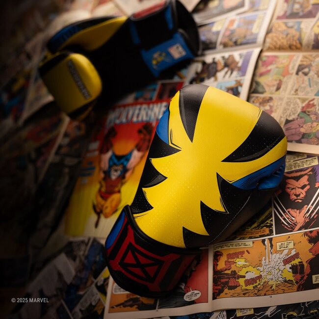 Hayabusa Marvel Classic Wolverine bokshandschoenen – Geel/Zwart – jeugd