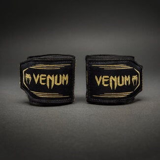 Venum Kontact Evo Boxing bandages 4 m – Zwart/Goud