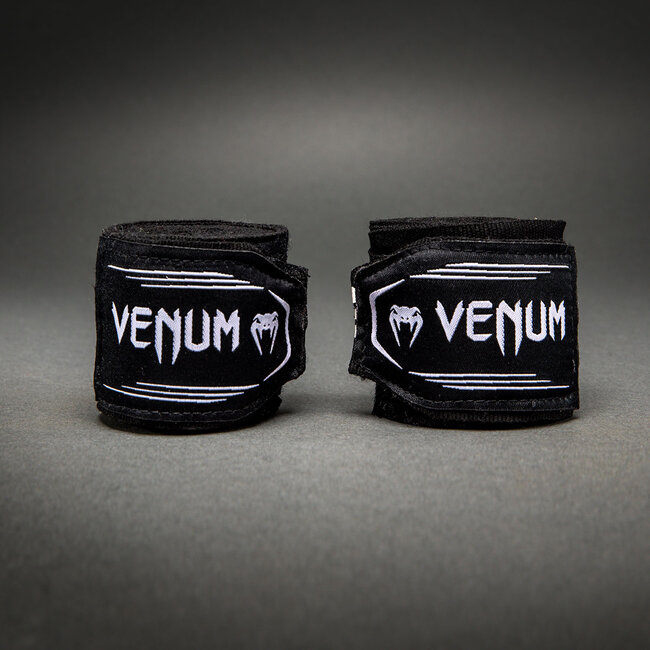 Venum Kontact Evo Boxing handwraps 4 meter – Zwart/Wit (paar)