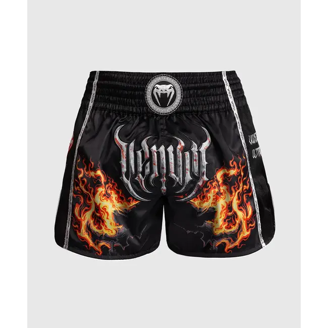Venum Gladiator 5.0 Muay Thai Shorts - Black/Neon Orange