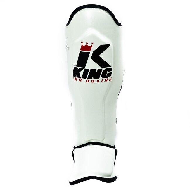 King Pro Boxing SG-3 Scheenbeschermers – Wit