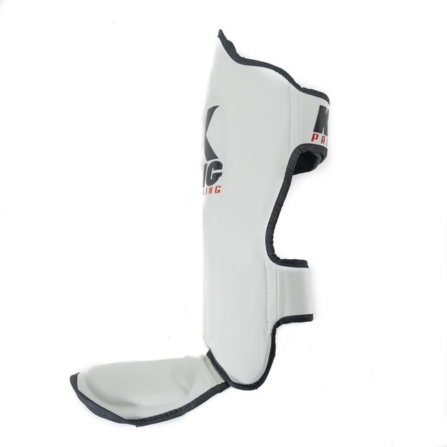 King Pro Boxing SG-3 Scheenbeschermers – Wit