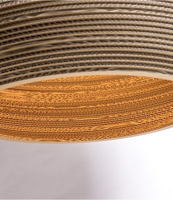 Kartent Cardboard Zernez Hanging Lamp