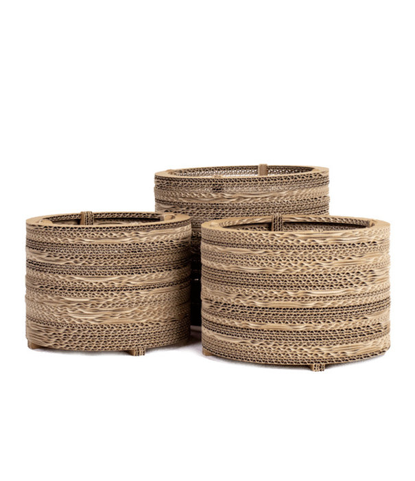 Kartent Cardboard Flower Pot and Plant Pot - Rose