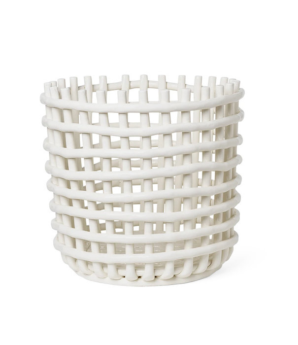 FermLiving Ceramic Basket XL