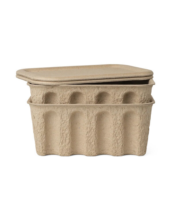 FermLiving Paper Pulp Box - Set of 2