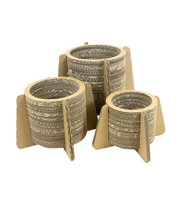 Kartent Kartonnen Bloem- en Plantenpot met Pootjes - Madelief