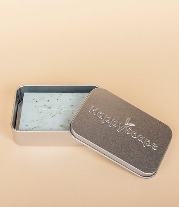 Happysoaps Happy Bar storage and travel tin square