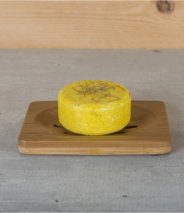 Happysoaps Zeephouder van Bamboe voor twee Shampoo Bars of Zeep