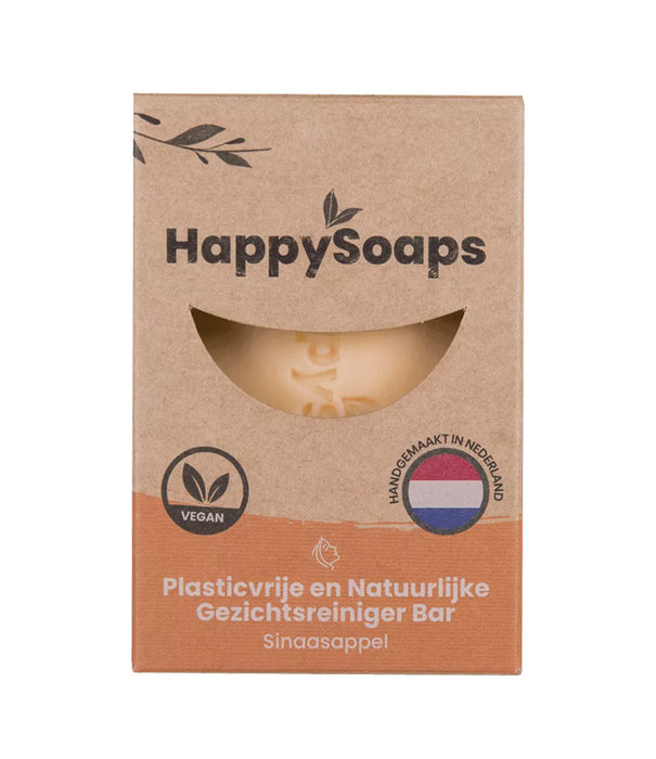 Happysoaps Gezichtsreiniger Bar – Orange