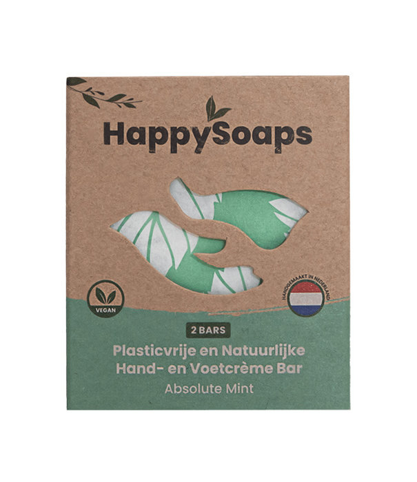 Happysoaps  Hand and Foot Cream Bar – Absolute Mint