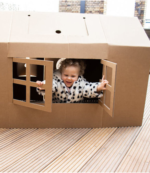 Kartent Duurzaam Kartonnen Kinder Speelhuis