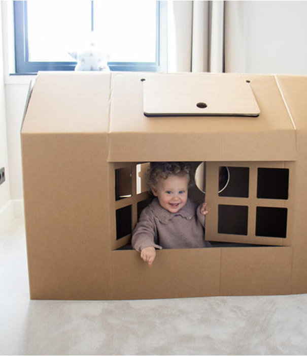 Kartent Sustainable Cardboard Kids Playhouse