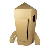 Large Cardboard Play Rocket