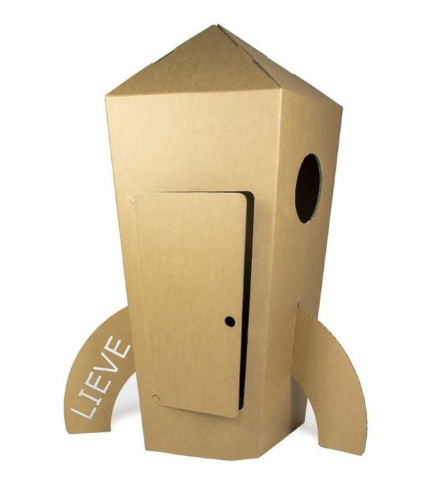 Kartent Large Cardboard Play Rocket