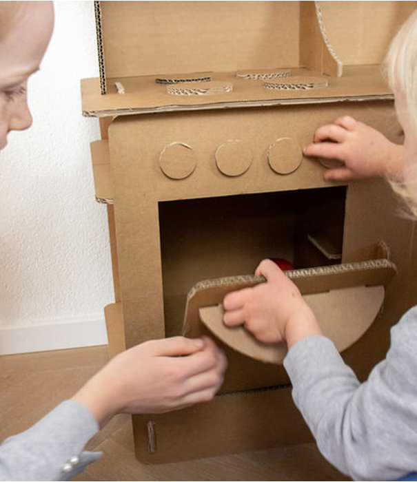 Kartent Kartonnen Kinder Speelkeuken