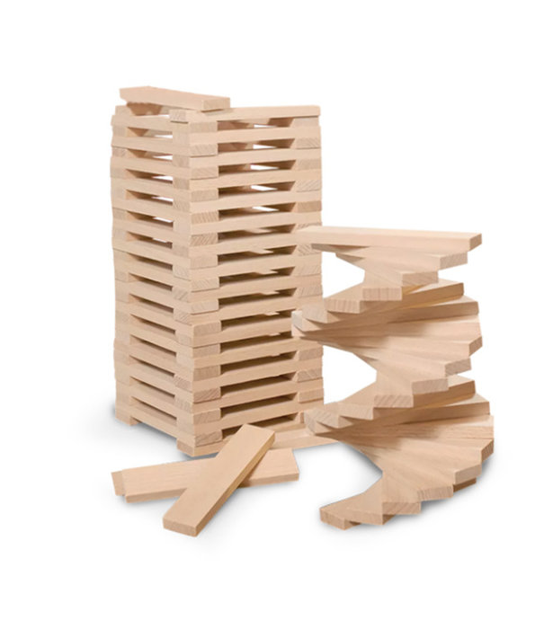 GruneErde Wooden building blocks in beech
