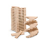 Wooden building blocks in beech