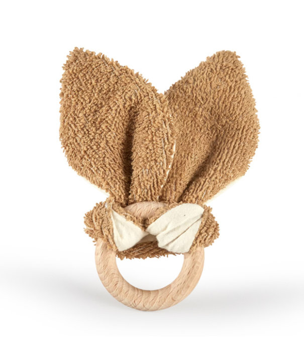 GruneErde Rabbit ears with teether