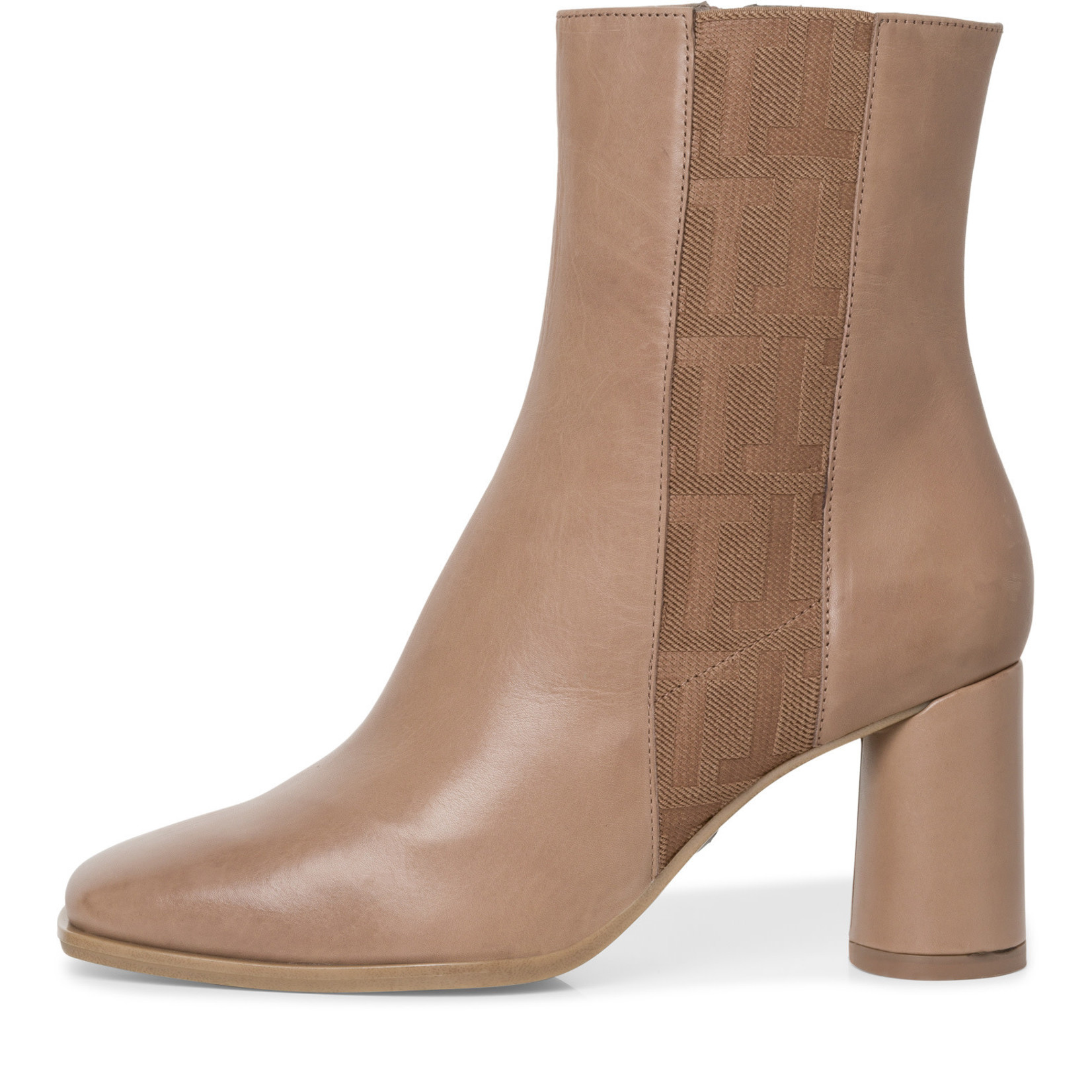 Tamaris Enkellaarsjes - TAUPE - Beautiful Dameskleding