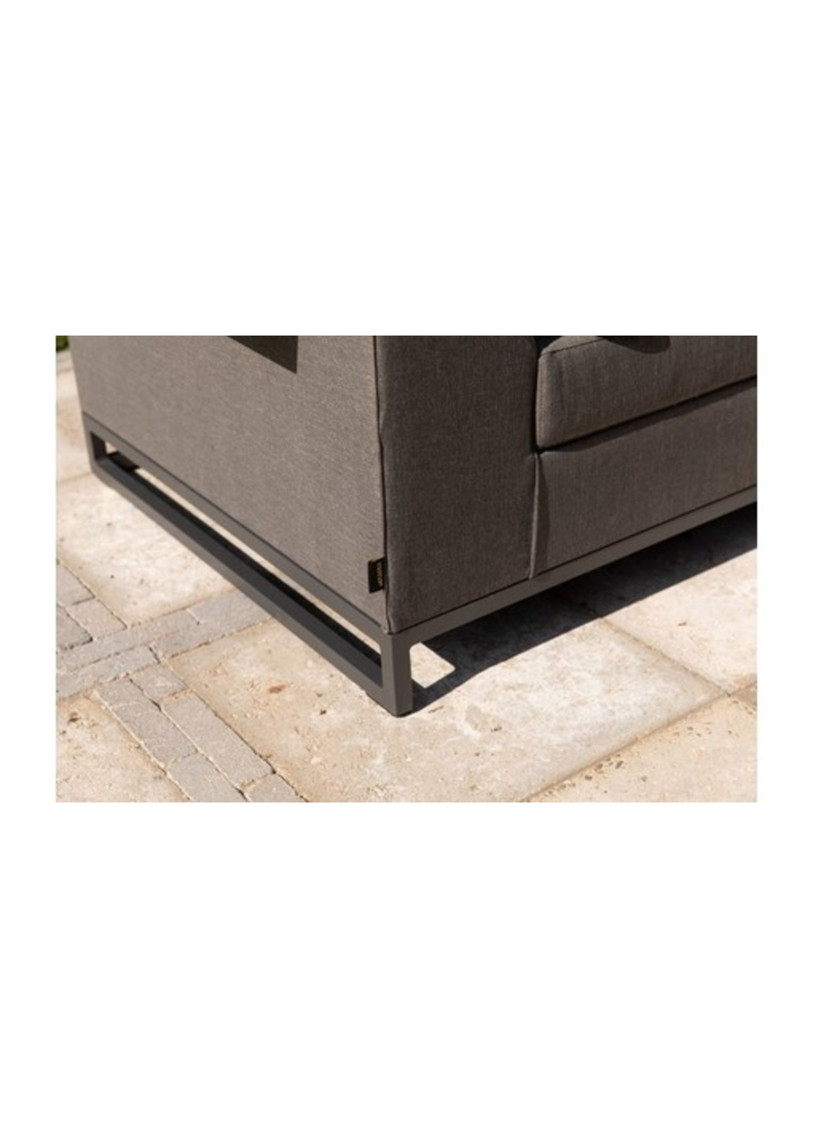 Exotan Rhodos corner sofa stone grey