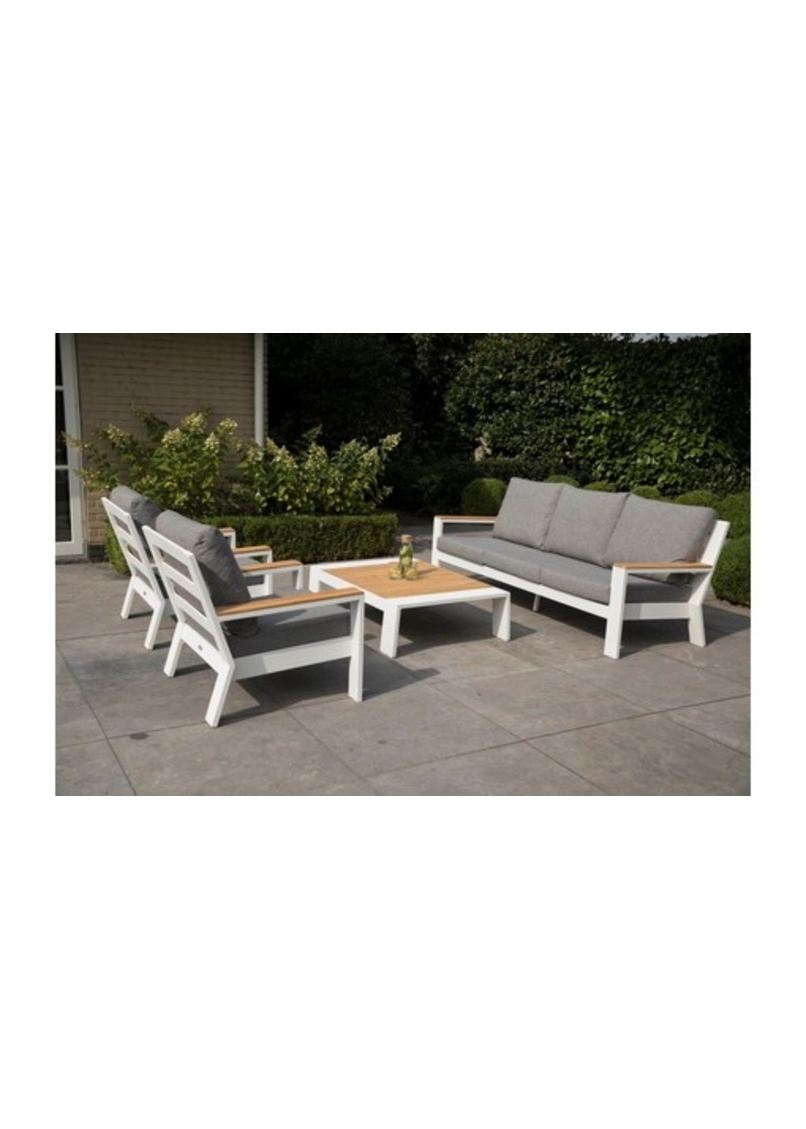 Exotan Exotan Valerie 3 seater bench white