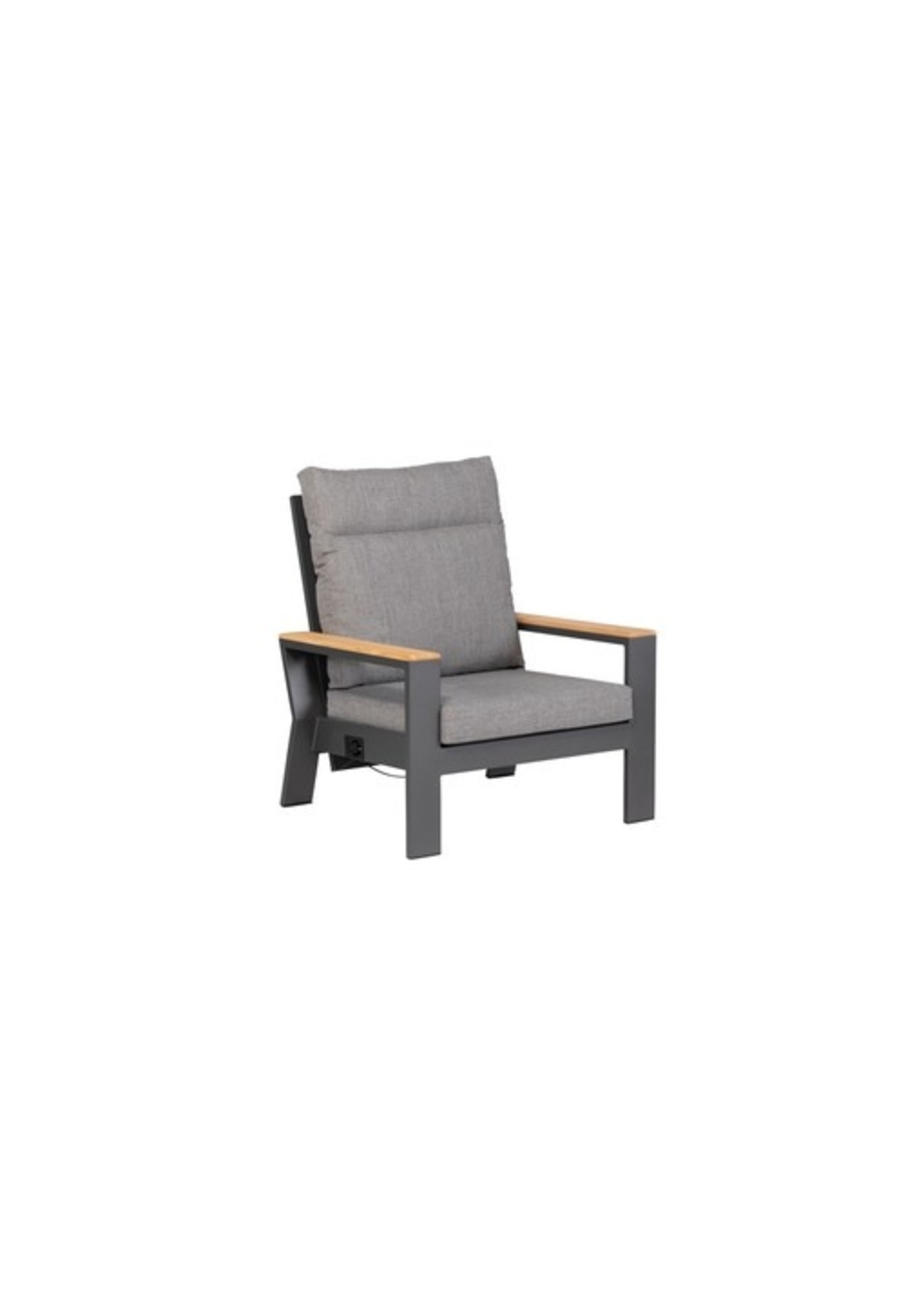 Exotan Exotan Valerie adjustable armchair anthracite