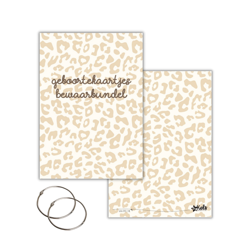 by Kels Geboortekaartjes Bewaarbundel | Leopard