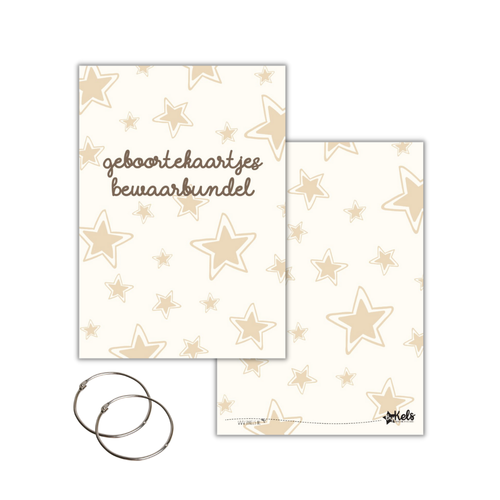 by Kels Geboortekaartjes Bewaarbundel | Stars