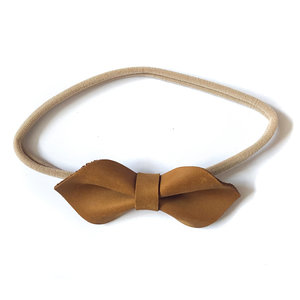 Bow Haarband | Cognac