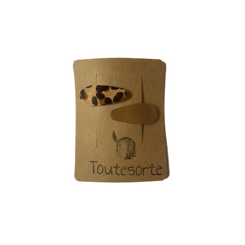 Toutesorte Mini Knipjes | Leopard & Cognac Toutesorte Mini Knipjes | Leopard & Cognac