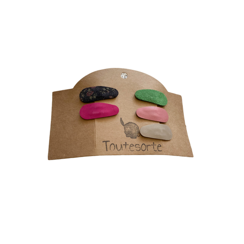Toutesorte Set van 5 Haarknipjes | Happy Color Toutesorte Set van 5 Haarknipjes | Happy Color