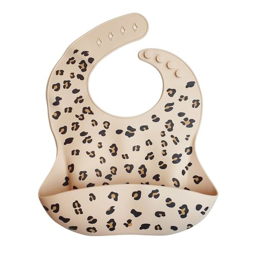 Chewies&more Silicone Bib | Leopard