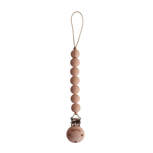Mushie Speenkoord Halo | tale Taupe Mushie Speenkoord Halo | tale Taupe