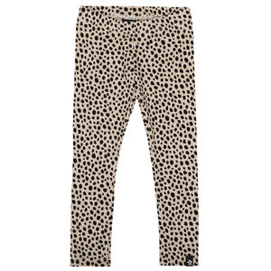 by Kels Kids Legging | Cheetah dots rib sand