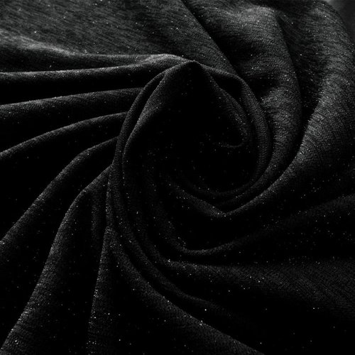 by Kels Dames Flared of Legging | Zwart Glitter by Kels Dames Flared of Legging | Zwart Glitter