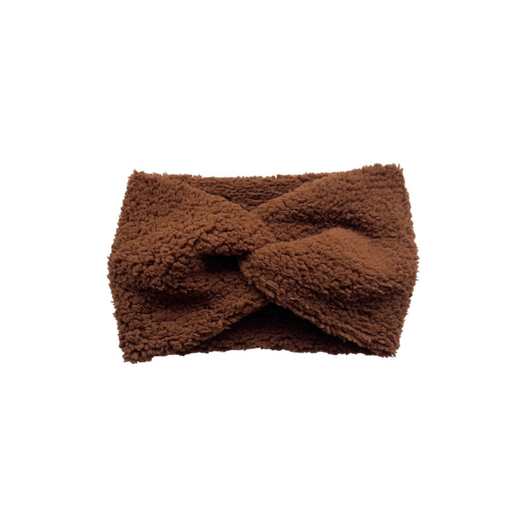 by Kels Soft teddy haarband | Brown