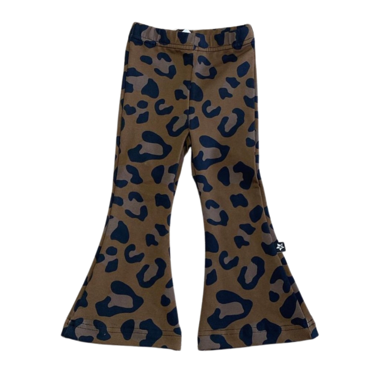 by Kels Kids Flared  of Legging  | Leopard Khaki Bruin