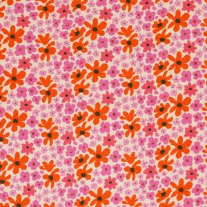 by Kels Kids Flared  of Legging  | Fuchsia retro flower