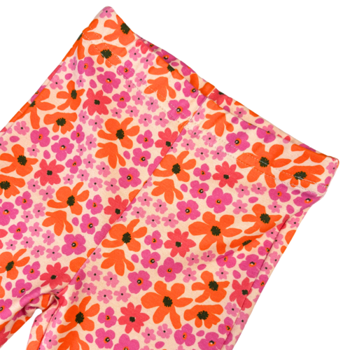 by Kels Kids Flared of Legging | Fuchsia retro flower by Kels Kids Flared of Legging | Fuchsia retro flower