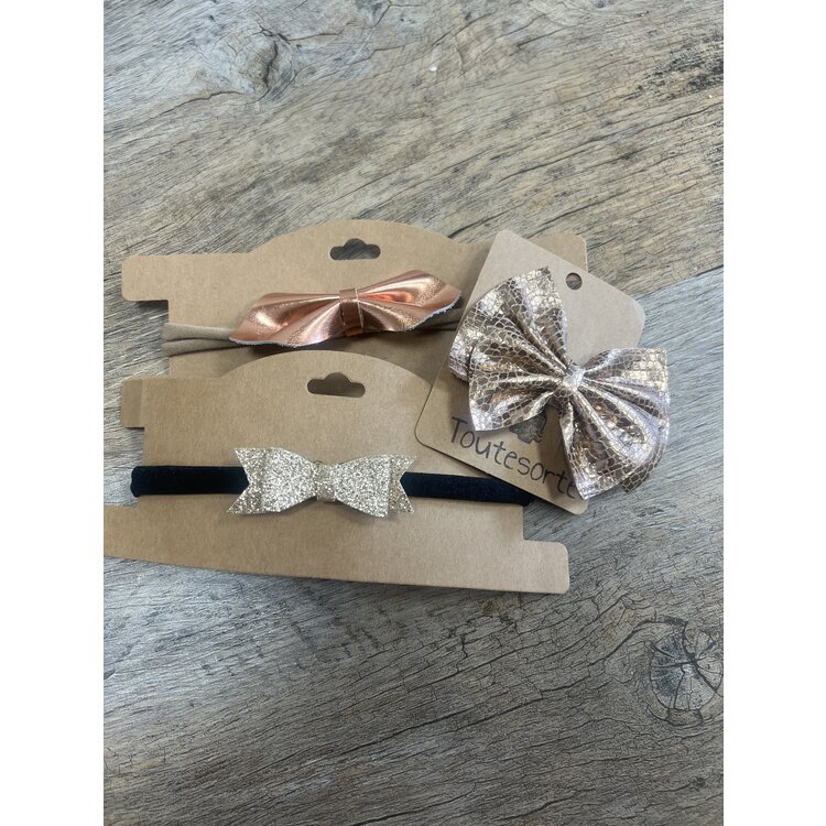 Toutesorte set aanbieding haarband/clip €4