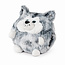 Noxxiez Noxxiez cuddly handwarmer pillow Husky