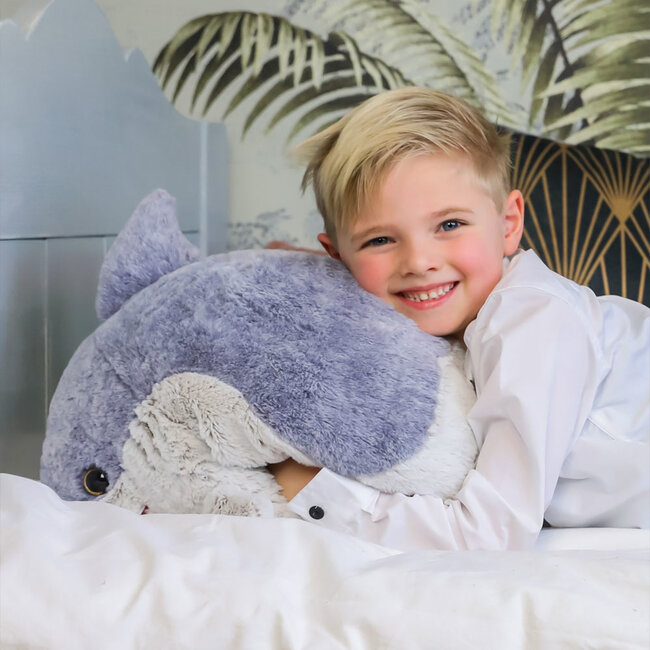 Noxxiez Noxxiez handwarmer knuffelkussen Haai