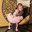 Noxxiez Noxxiez handwarmer knuffelkussen Flamingo