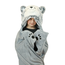 Noxxiez Noxxiez knuffeldeken met capuchon Husky